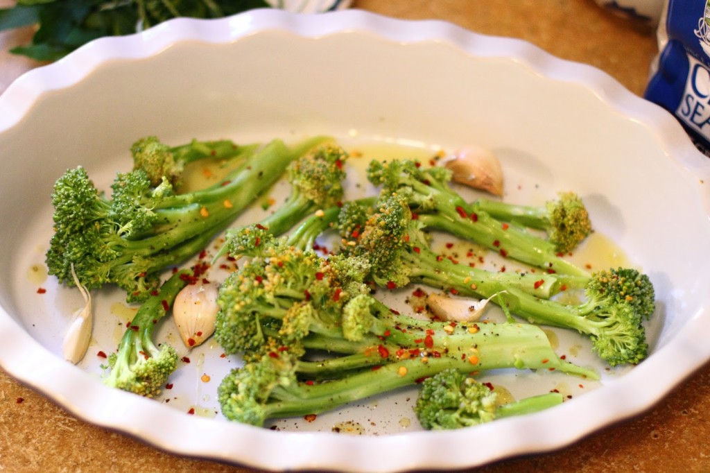 District of Chic: Roasted Broccoli with Garlic and Chile