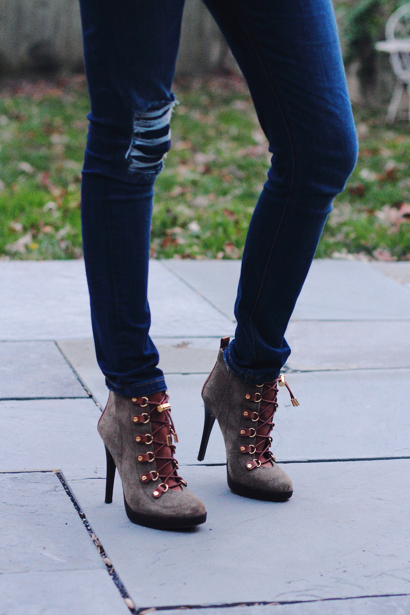 Tory Burch lace-up boots