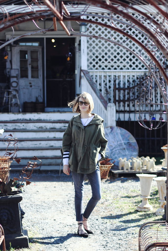 Lucketts, VA antique shopping outfit