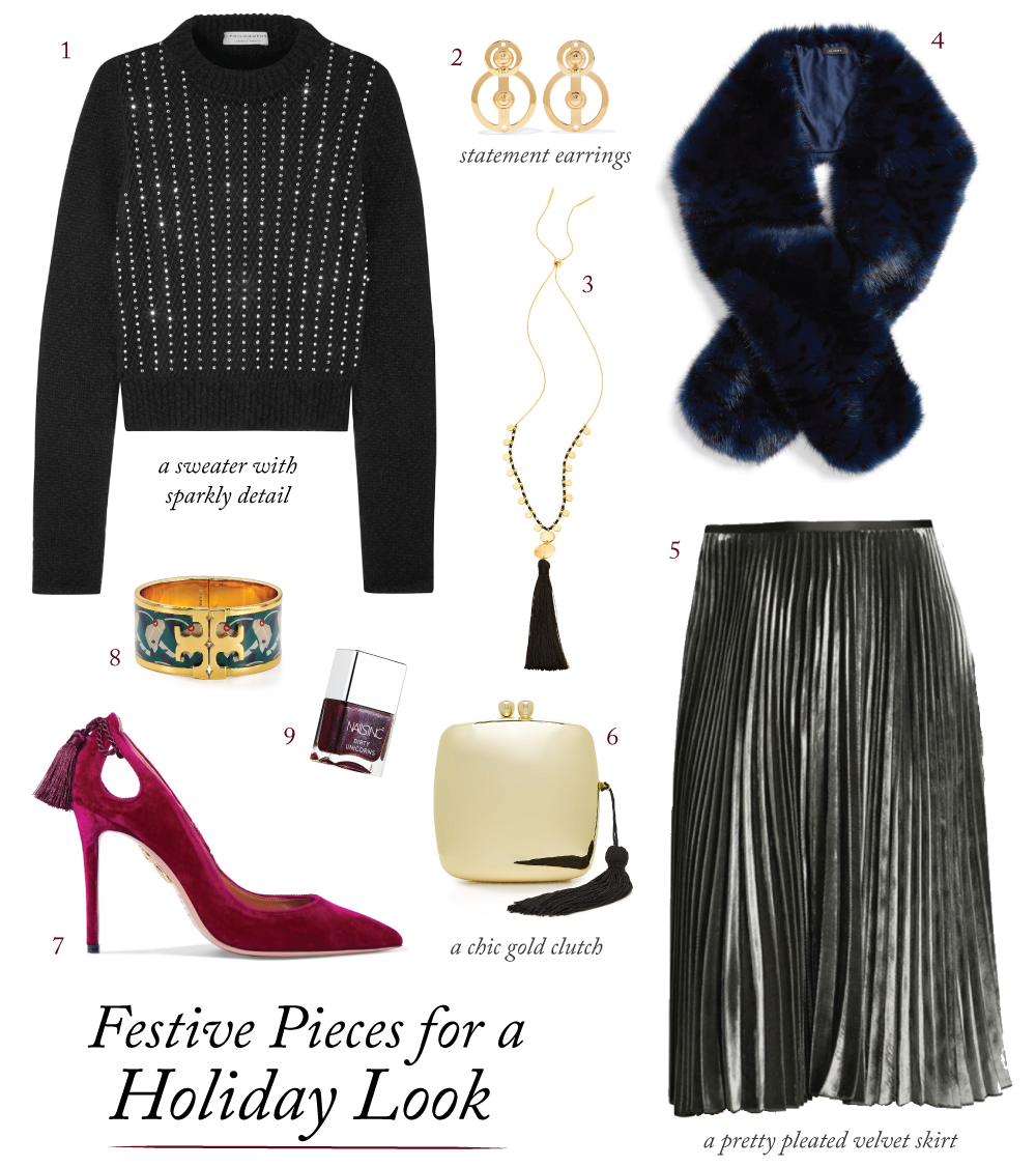 festive pieces for a holiday look