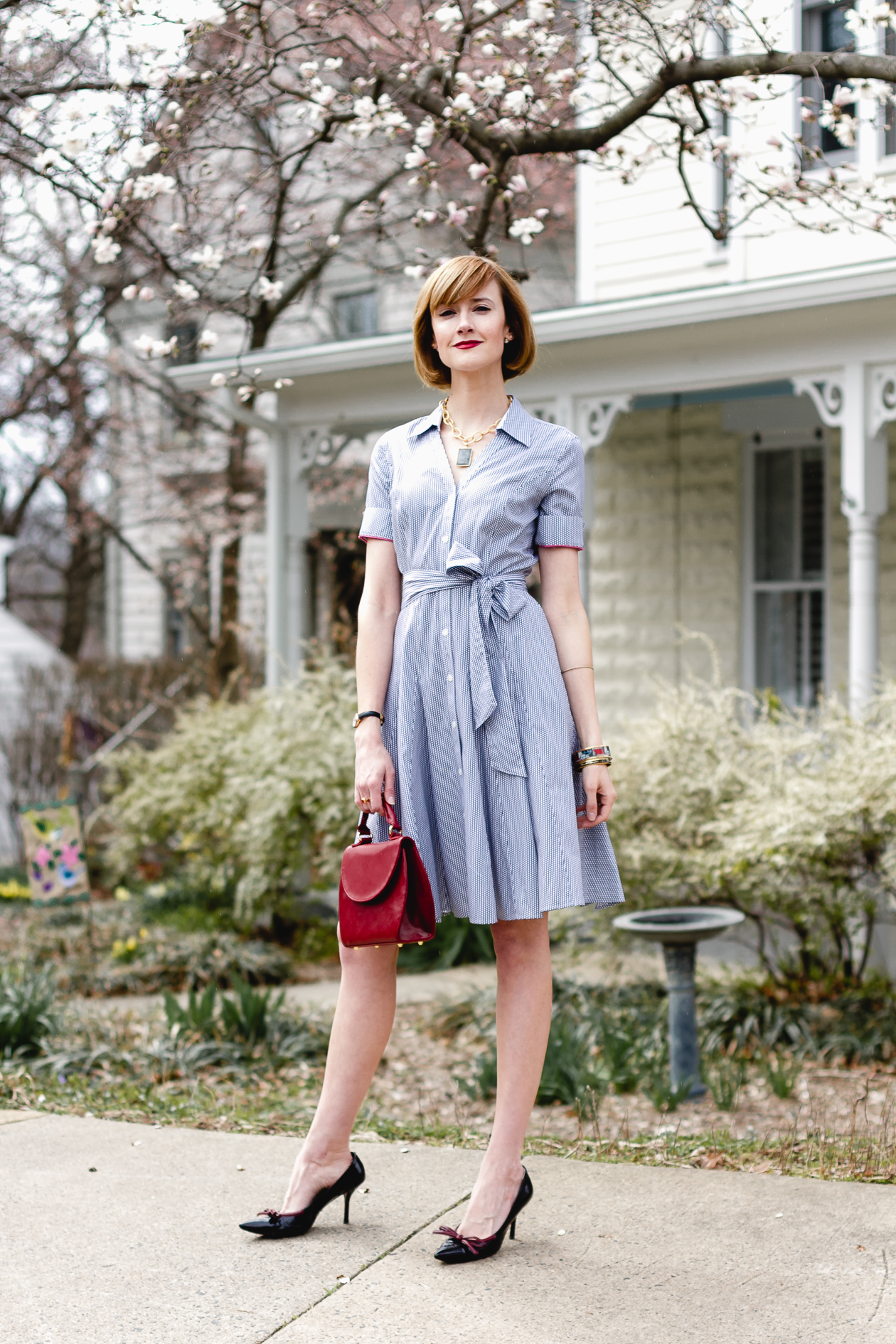 a timeless shirt dress from Brooks Brothers – District of Chic