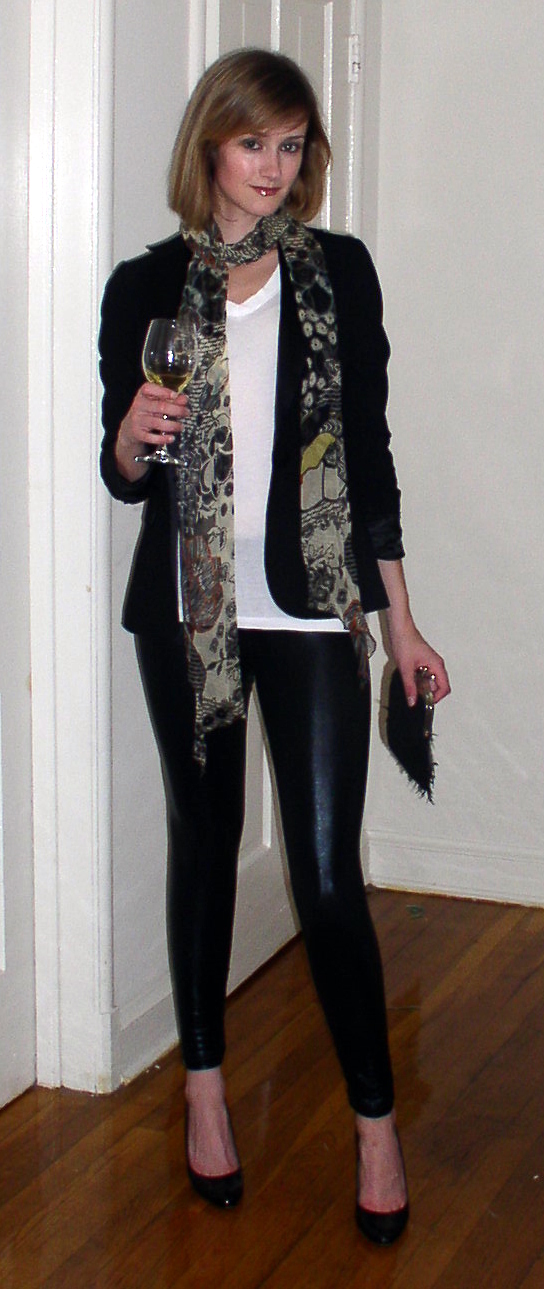 Missoni scarf and blazer
