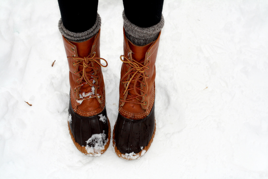 LL Bean duck boots