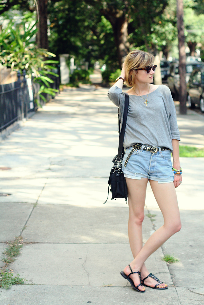 Levi's denim shorts