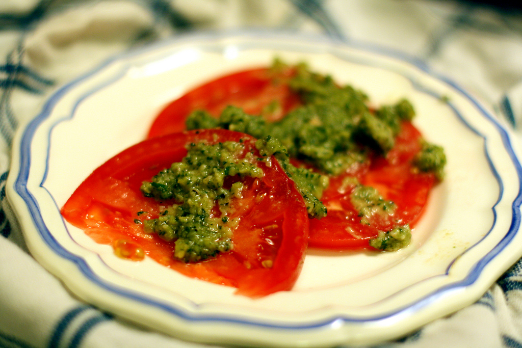 Basil and Tarragon Pesto