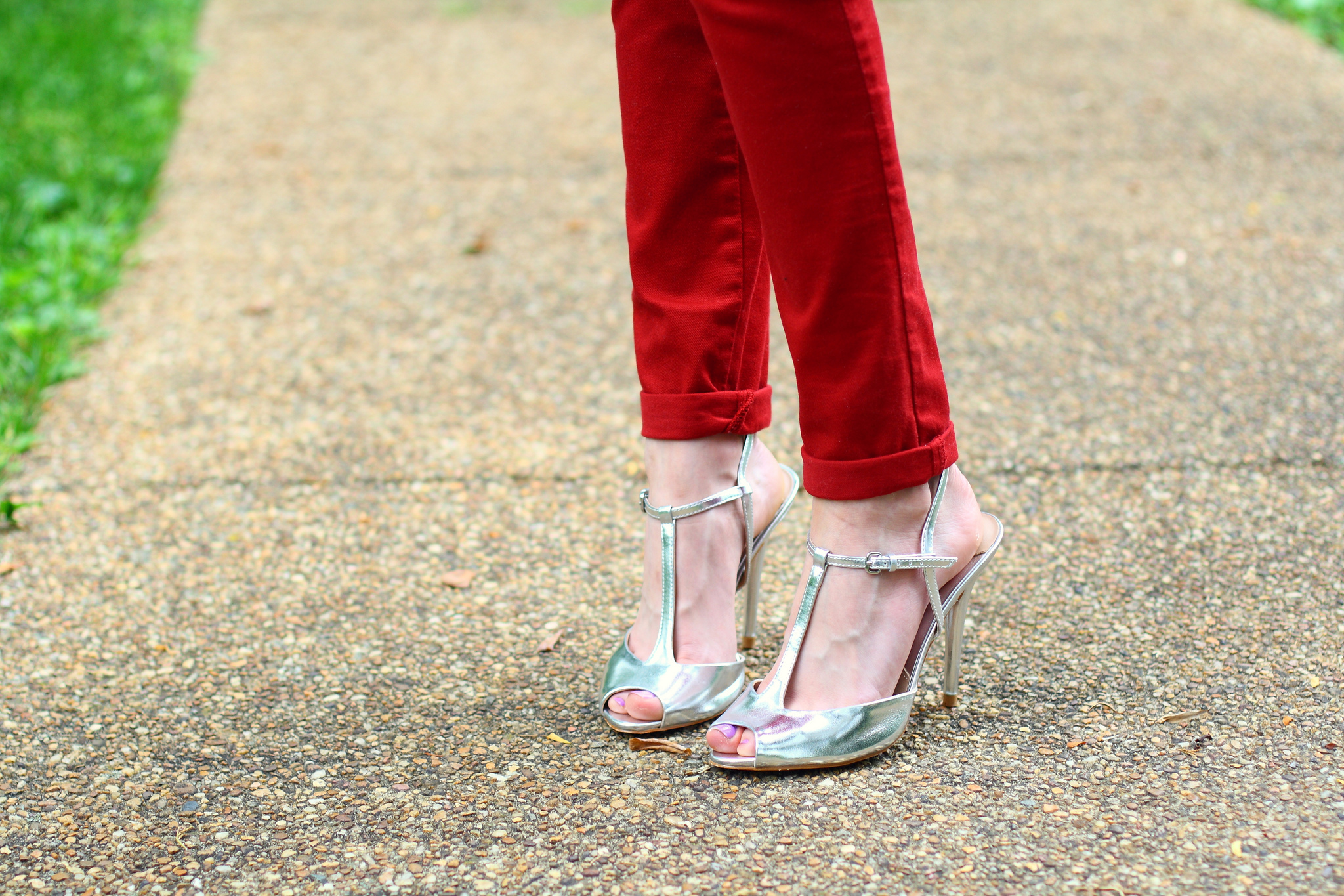 Zara silver shoes
