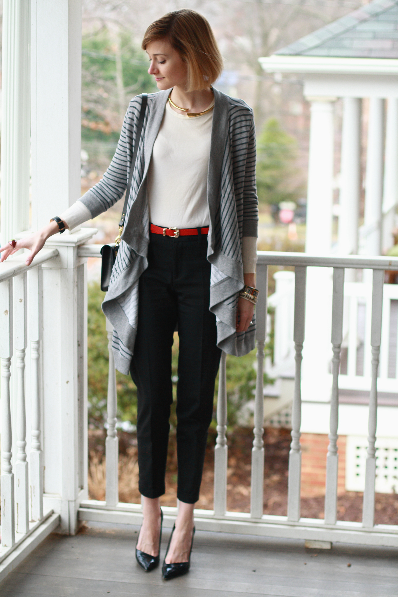 Joie striped cardigan