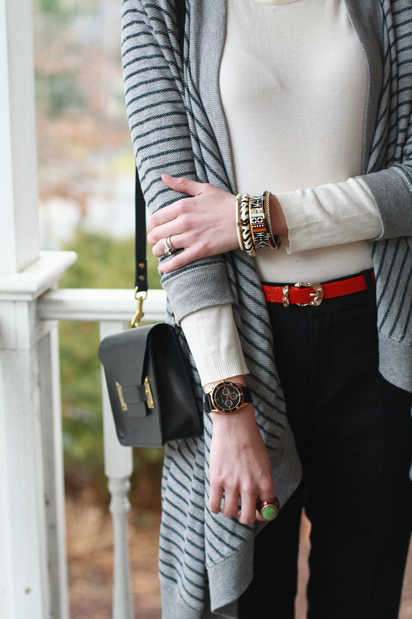 Joie striped cardigan