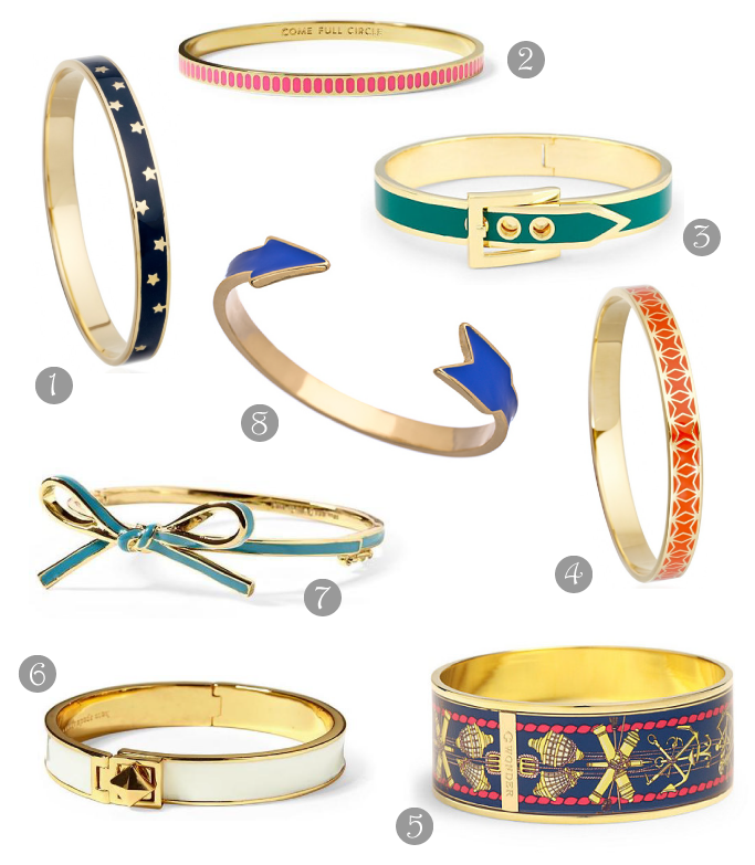 District of Chic enamel bangles picks