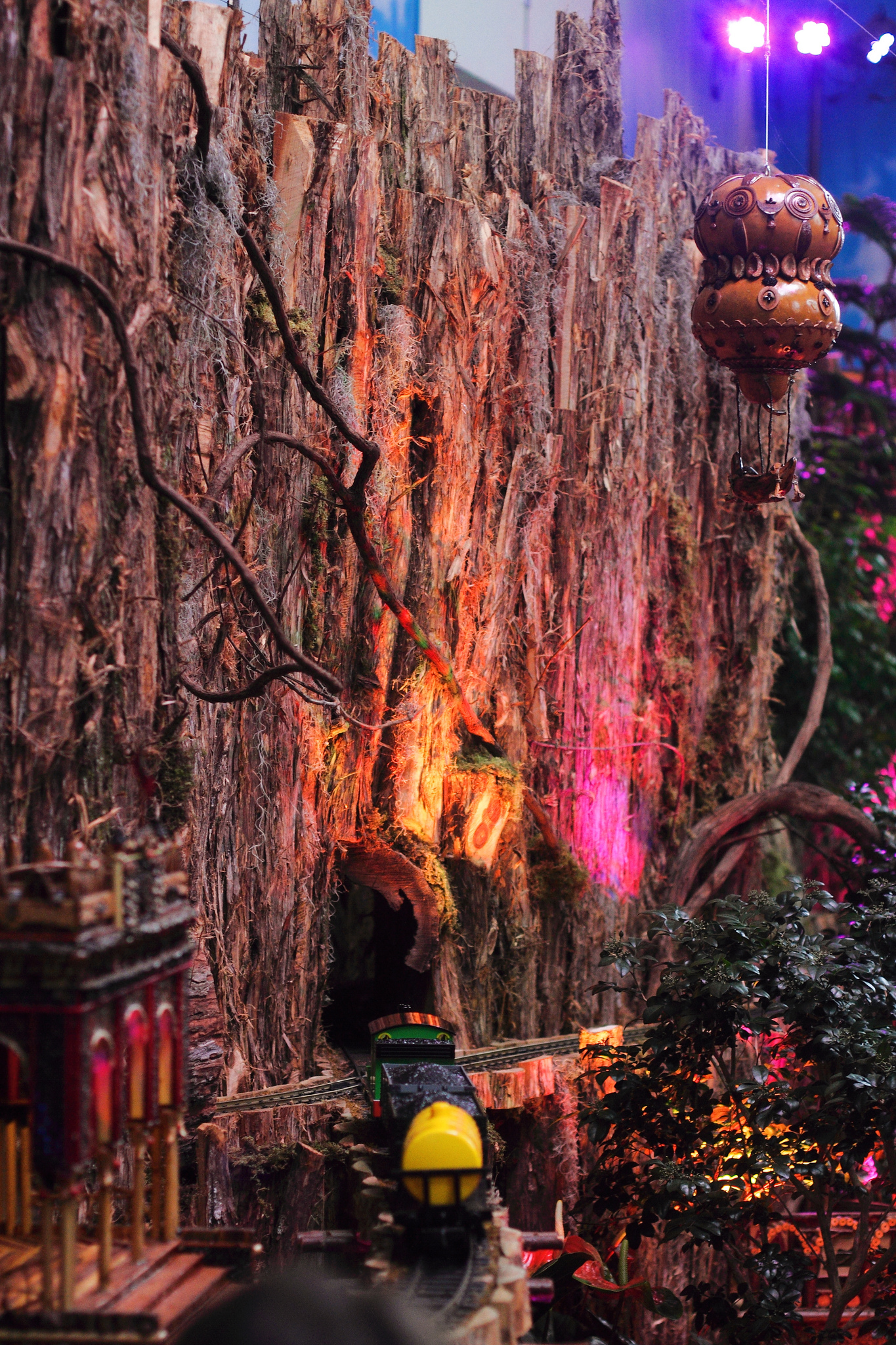 holiday display at U.S. Botanic Garden