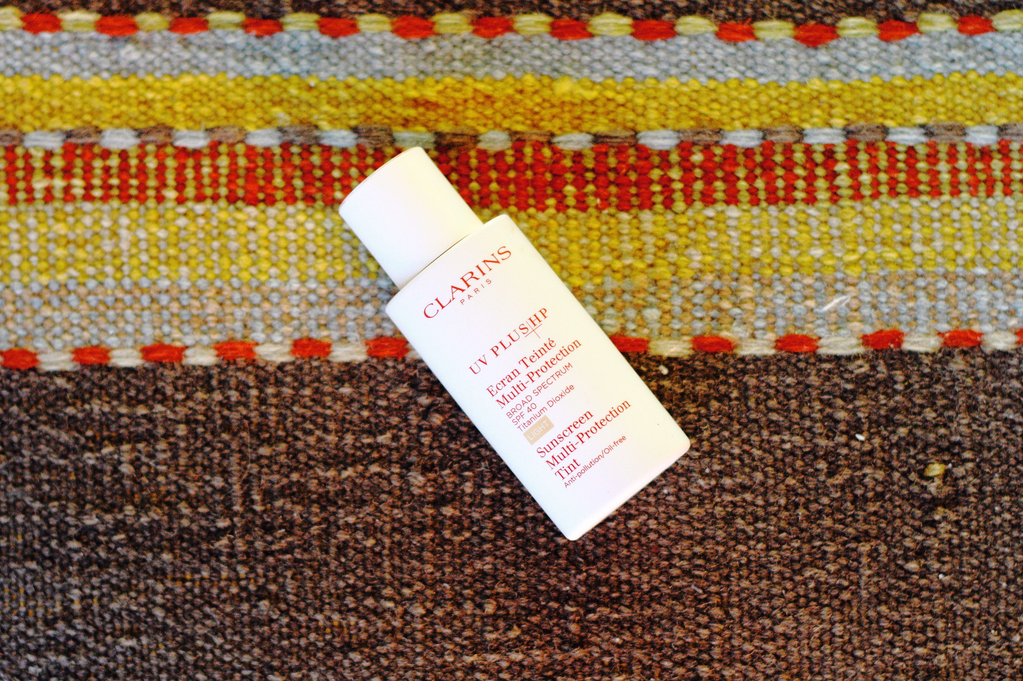 Clarins tinted sunscreen