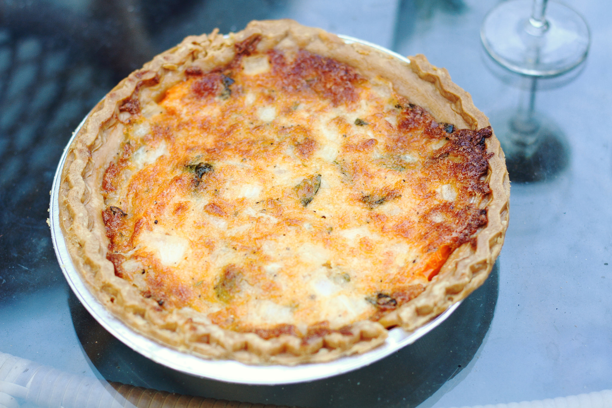 Tomato-Cheddar Pie