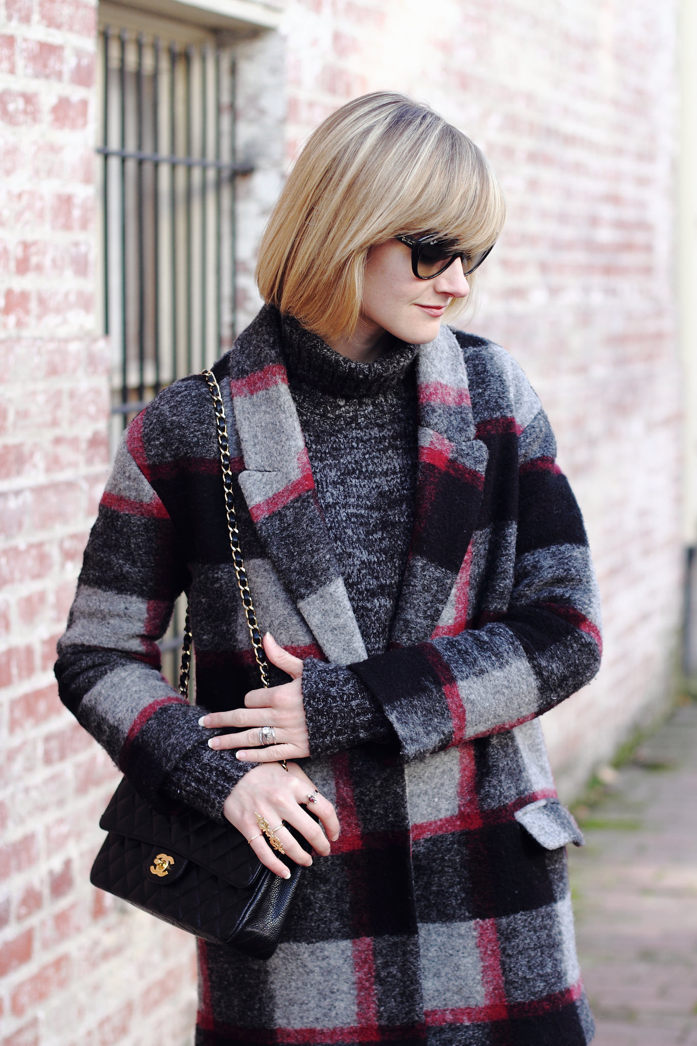 plaid Bel Air coat