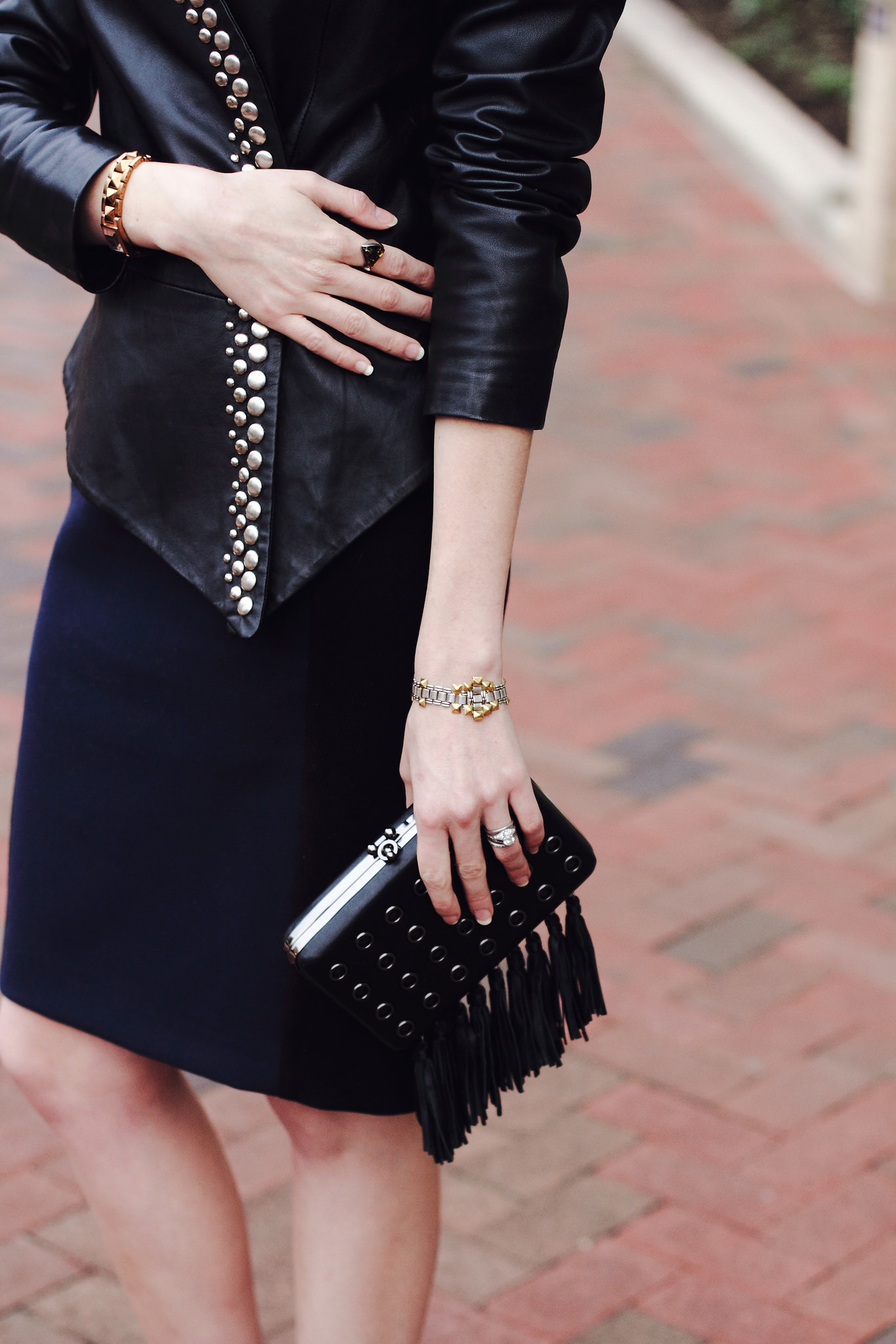 Surface to Air leather jacket