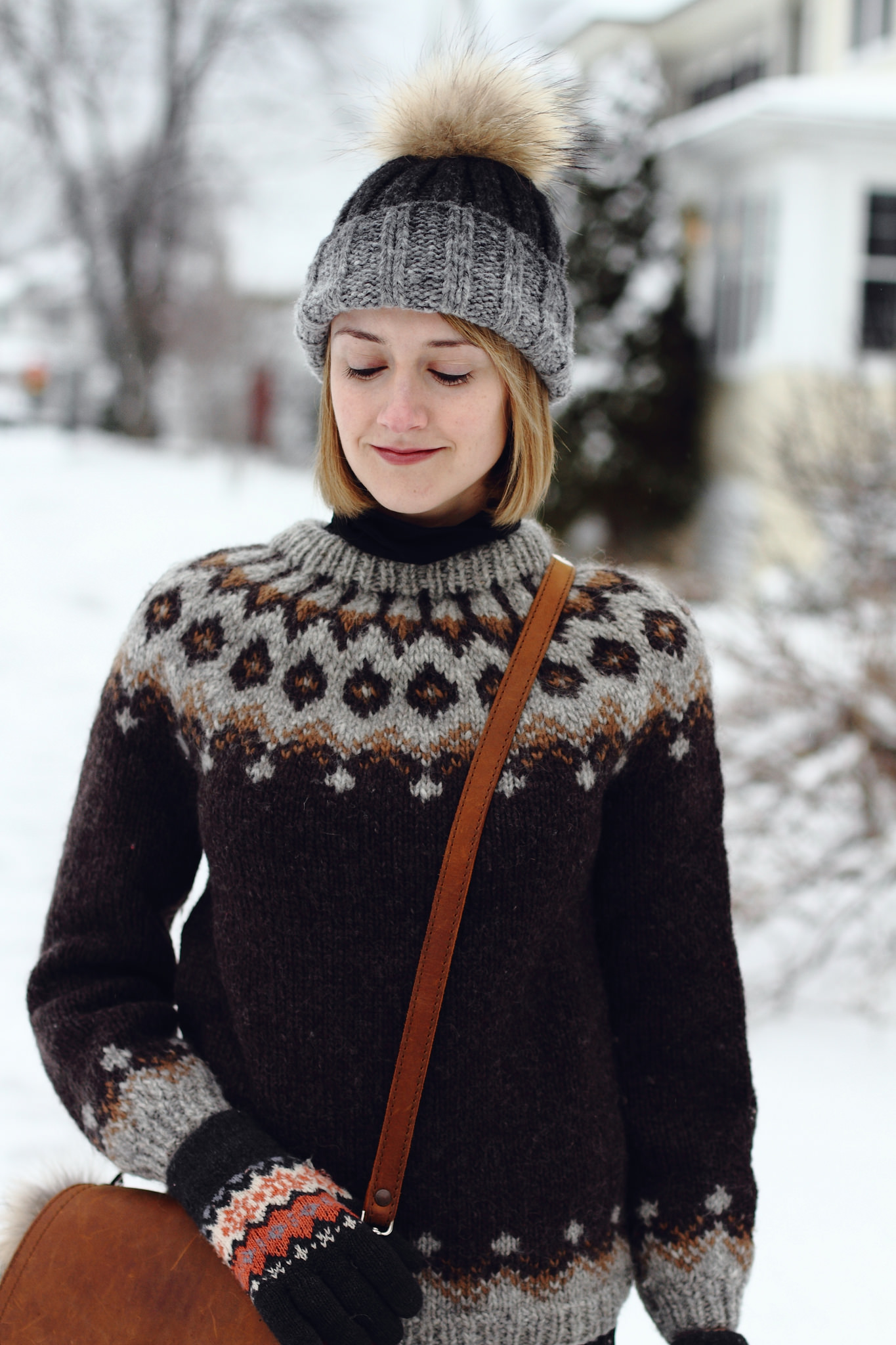 vintage fair isle sweater