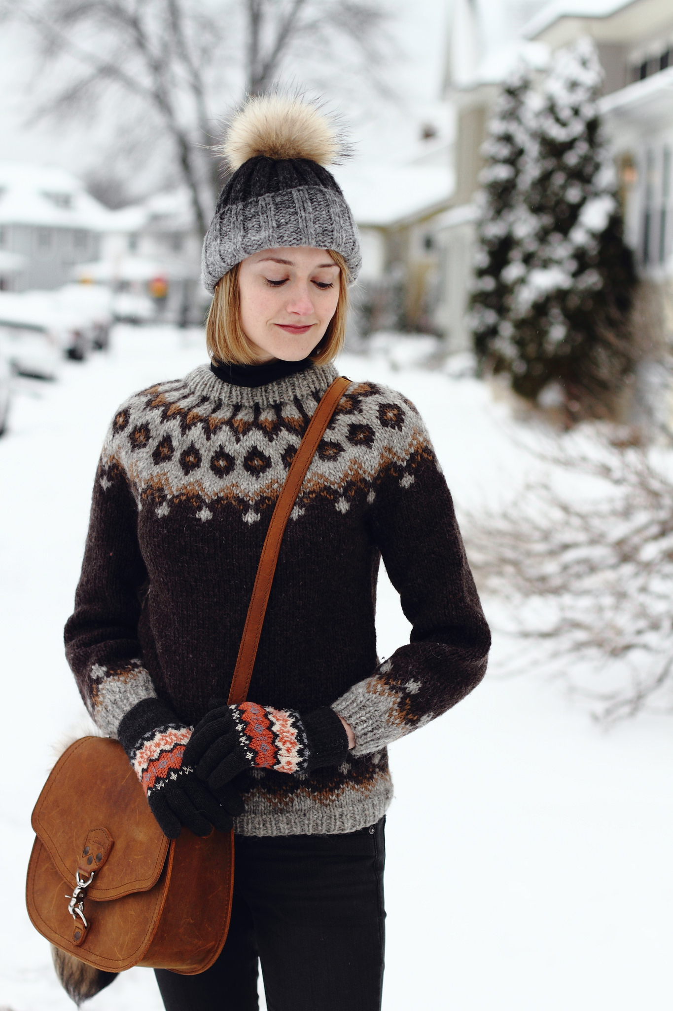 vintage fair isle sweater