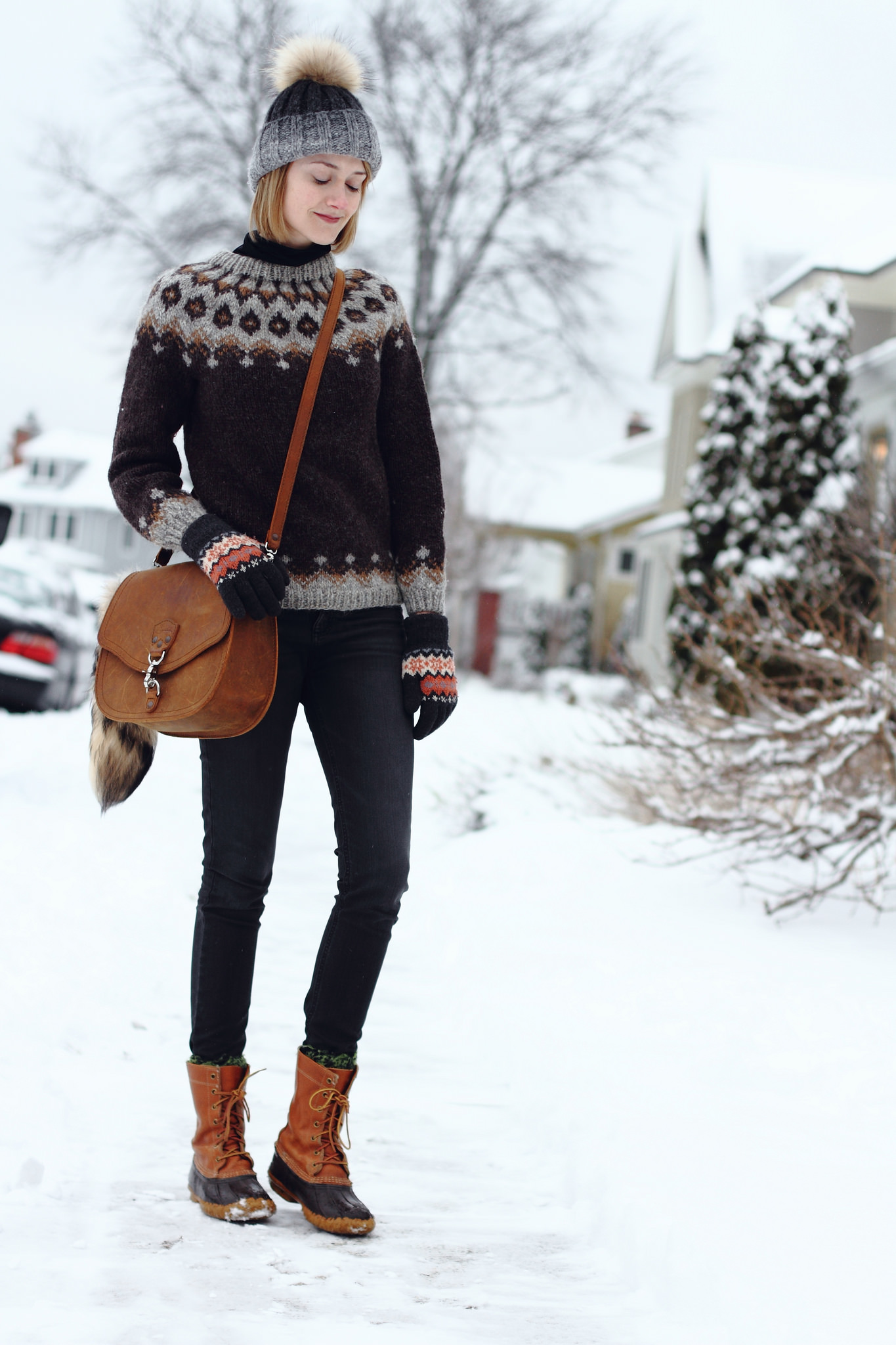 vintage fair isle sweater