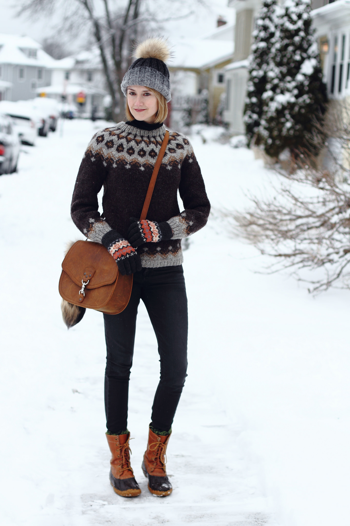 vintage fair isle sweater