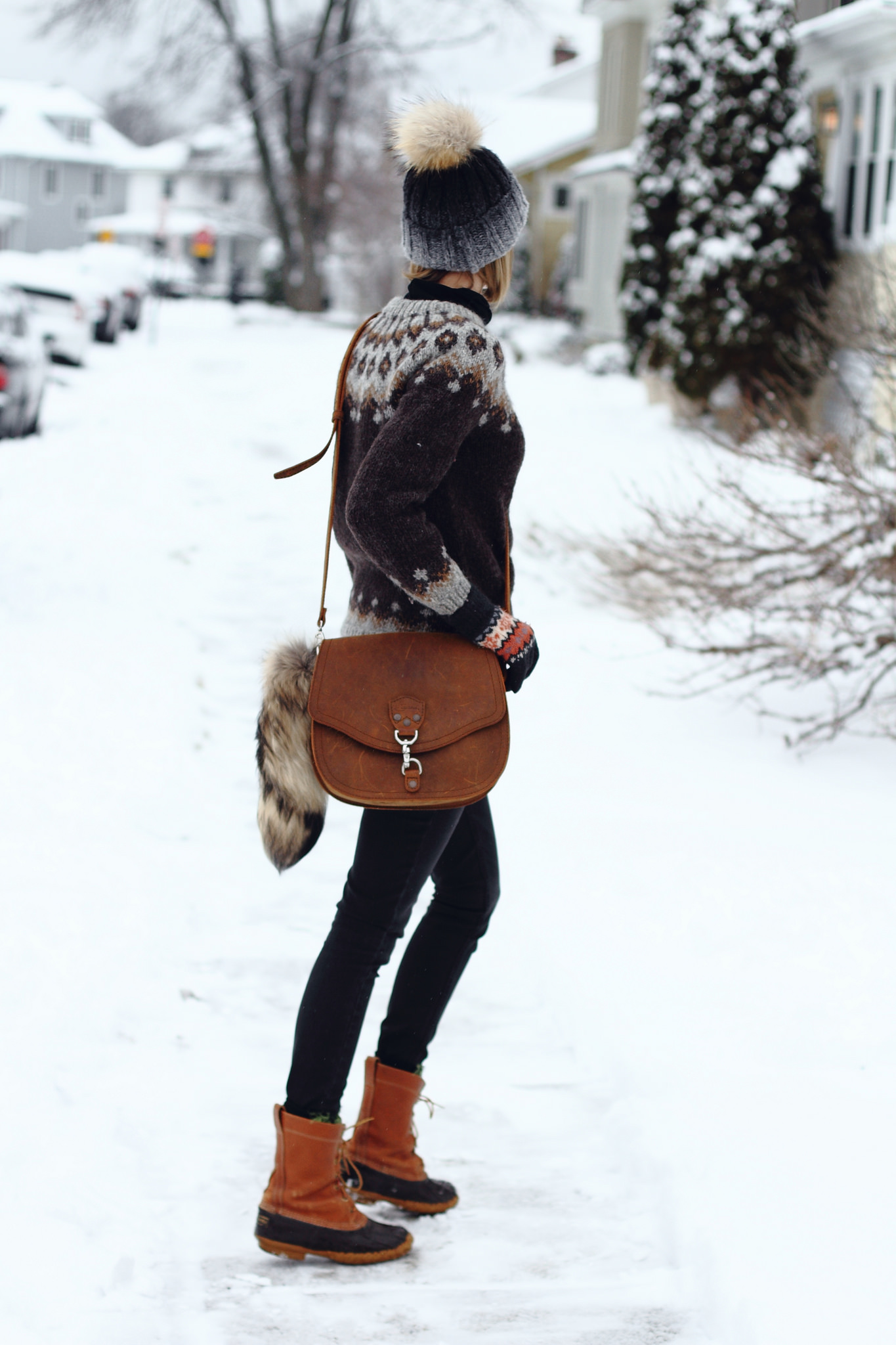 vintage fair isle sweater