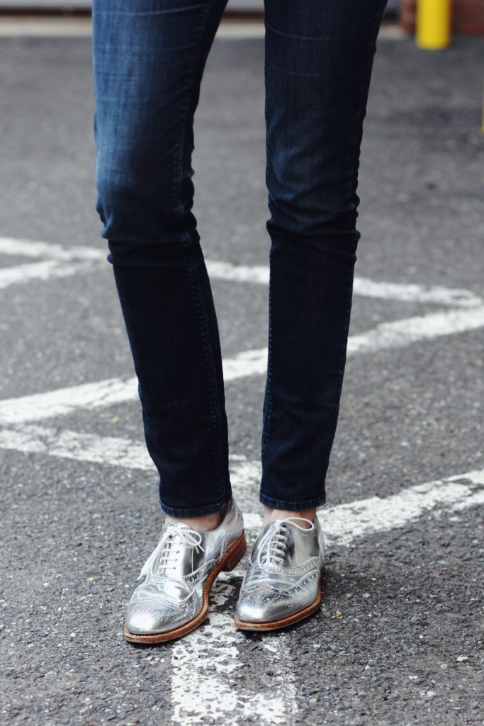 silver Robert Clergerie brogues