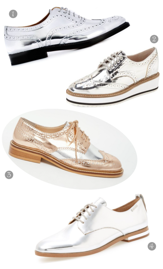 silver brogues