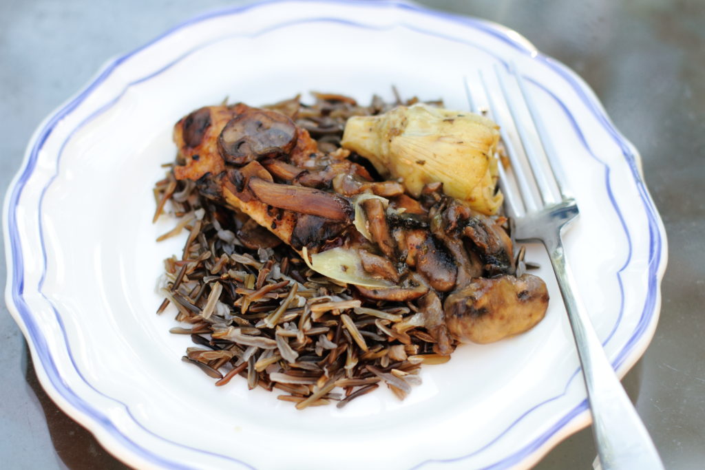 "Opulent" Chicken with Wild Rice