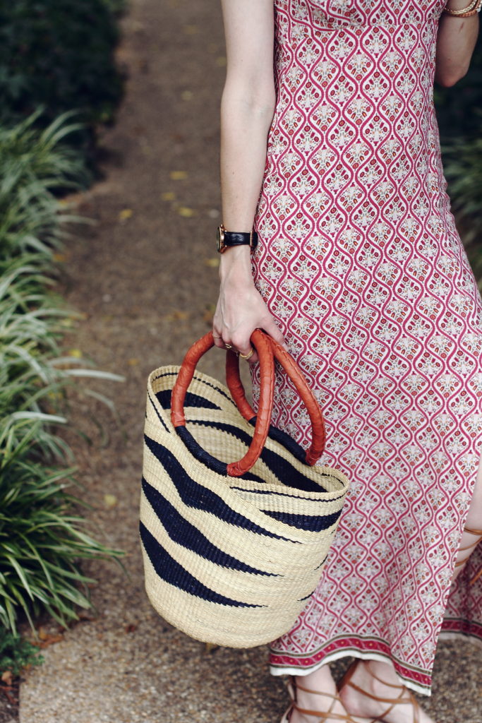 straw market dress and boho dress