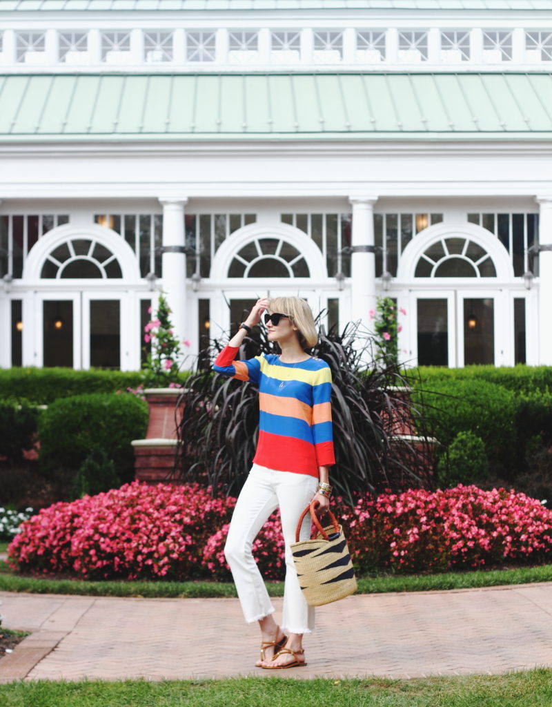 summer vacation outfit in Hot Springs, VA
