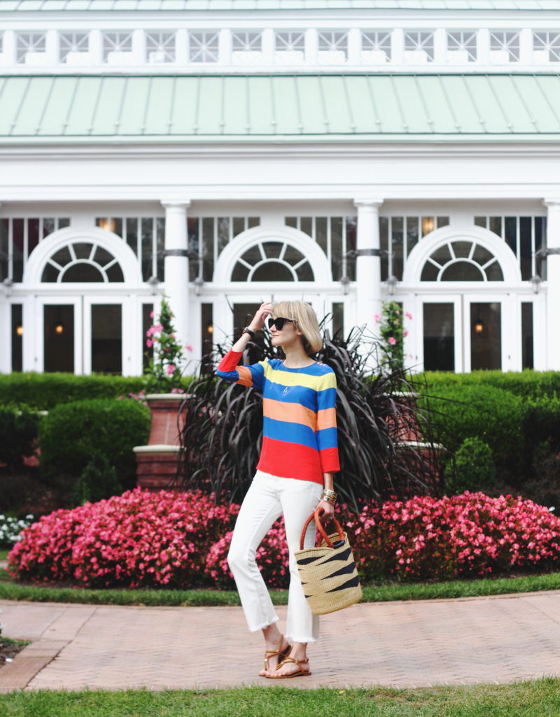 summer vacation outfit in Hot Springs, VA