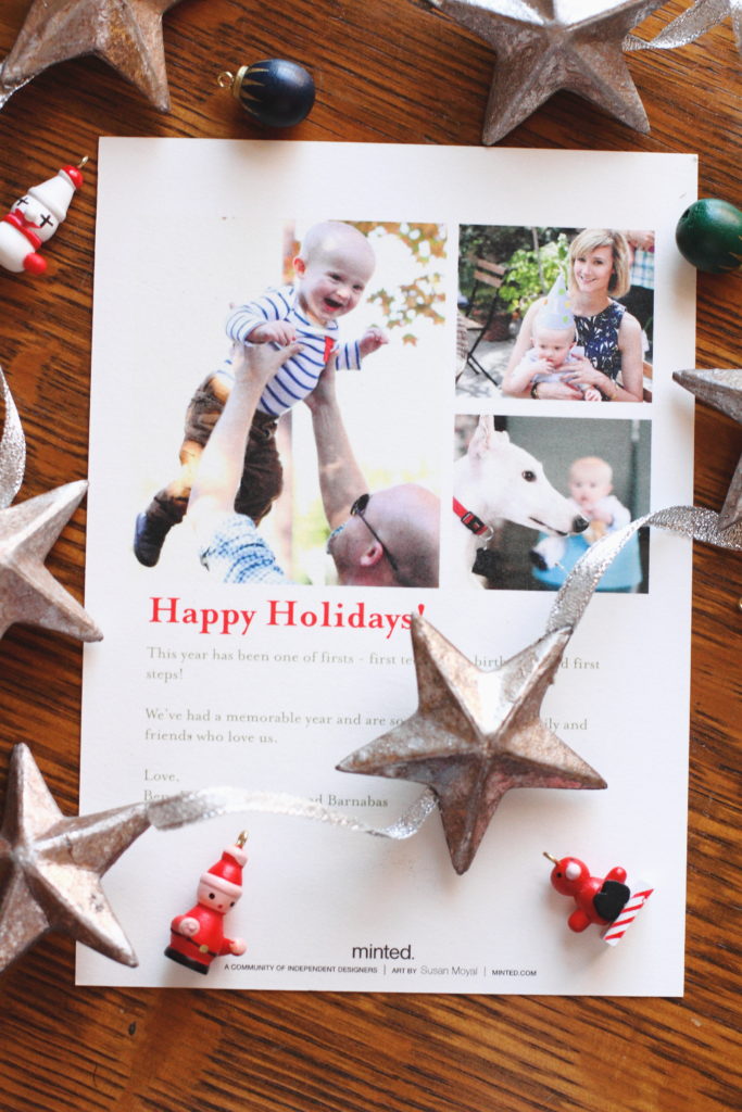 Minted Christmas Sprigs Holiday Card