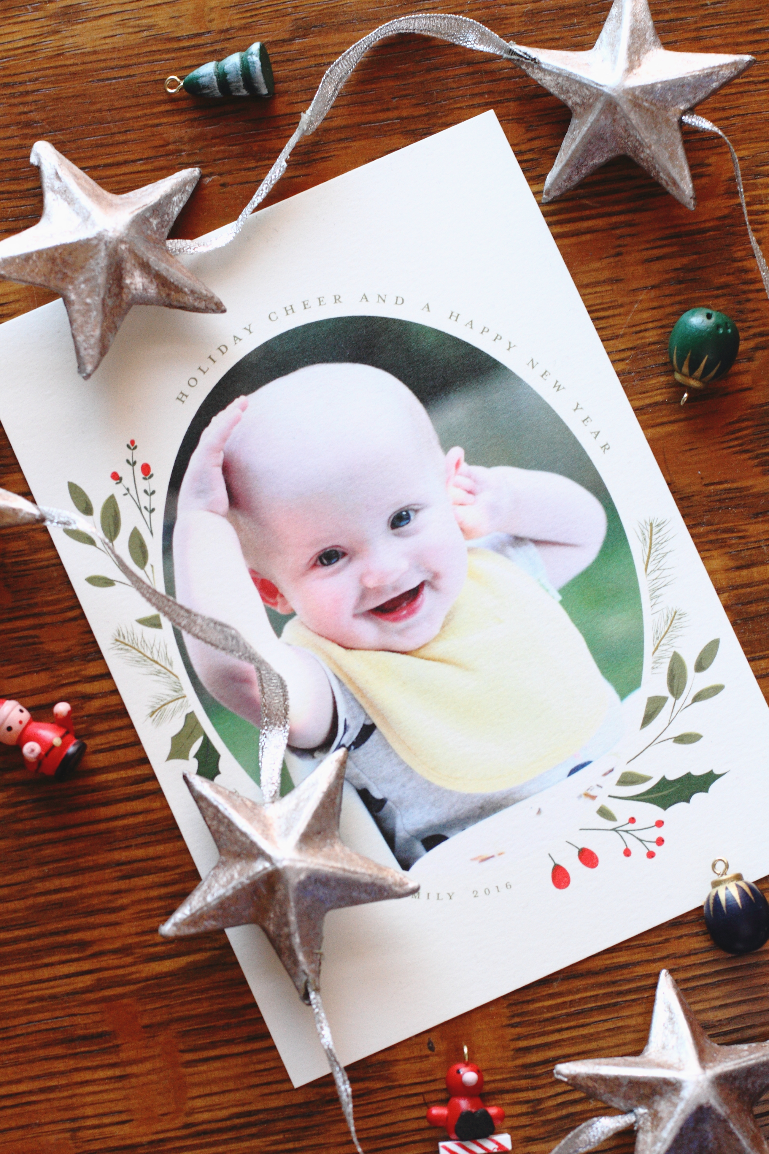 Minted Christmas Sprigs Holiday Card