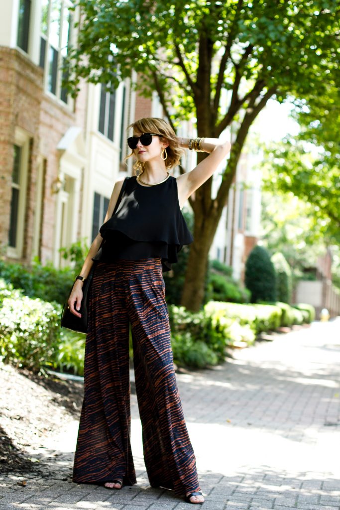 Zara top, Forever 21 pants, and Mansur Gavriel bag