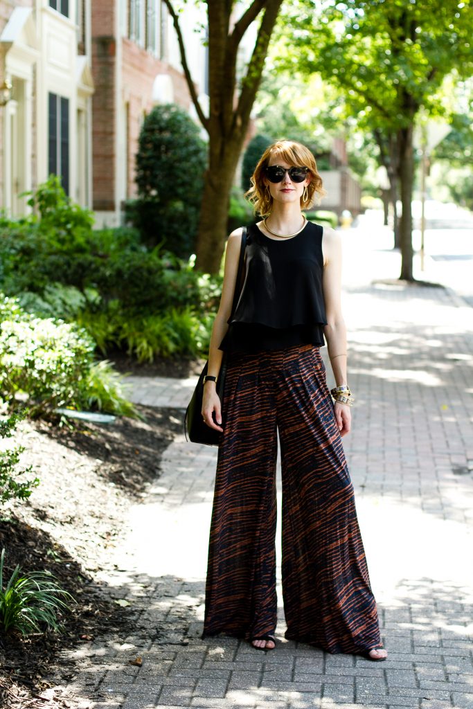 Zara top, Forever 21 pants, and Mansur Gavriel bag