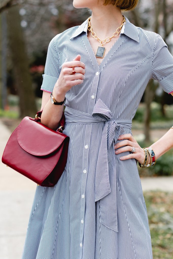 a timeless shirt dress from Brooks Brothers - District of Chic
