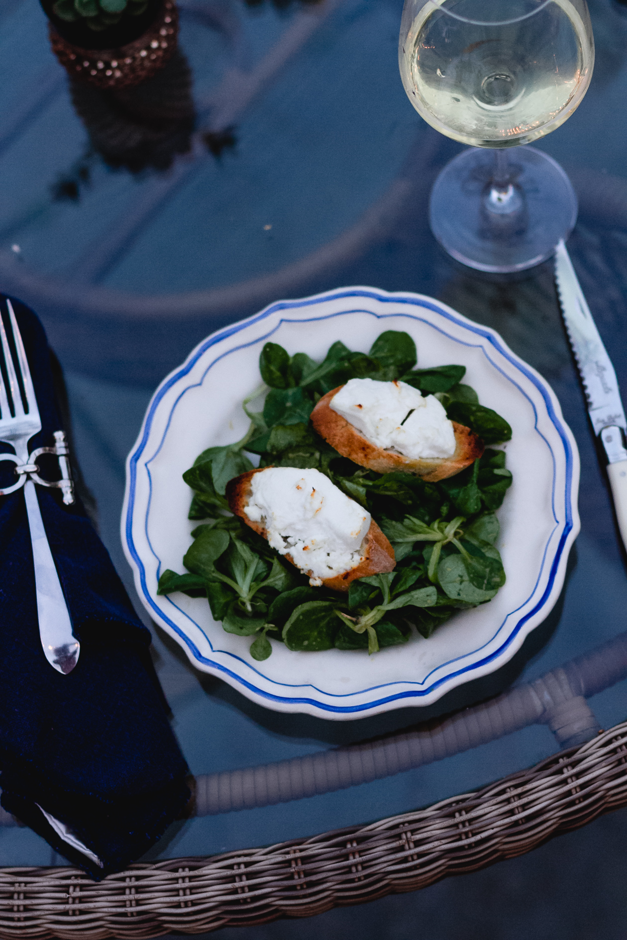 Chèvre Chaud Salad