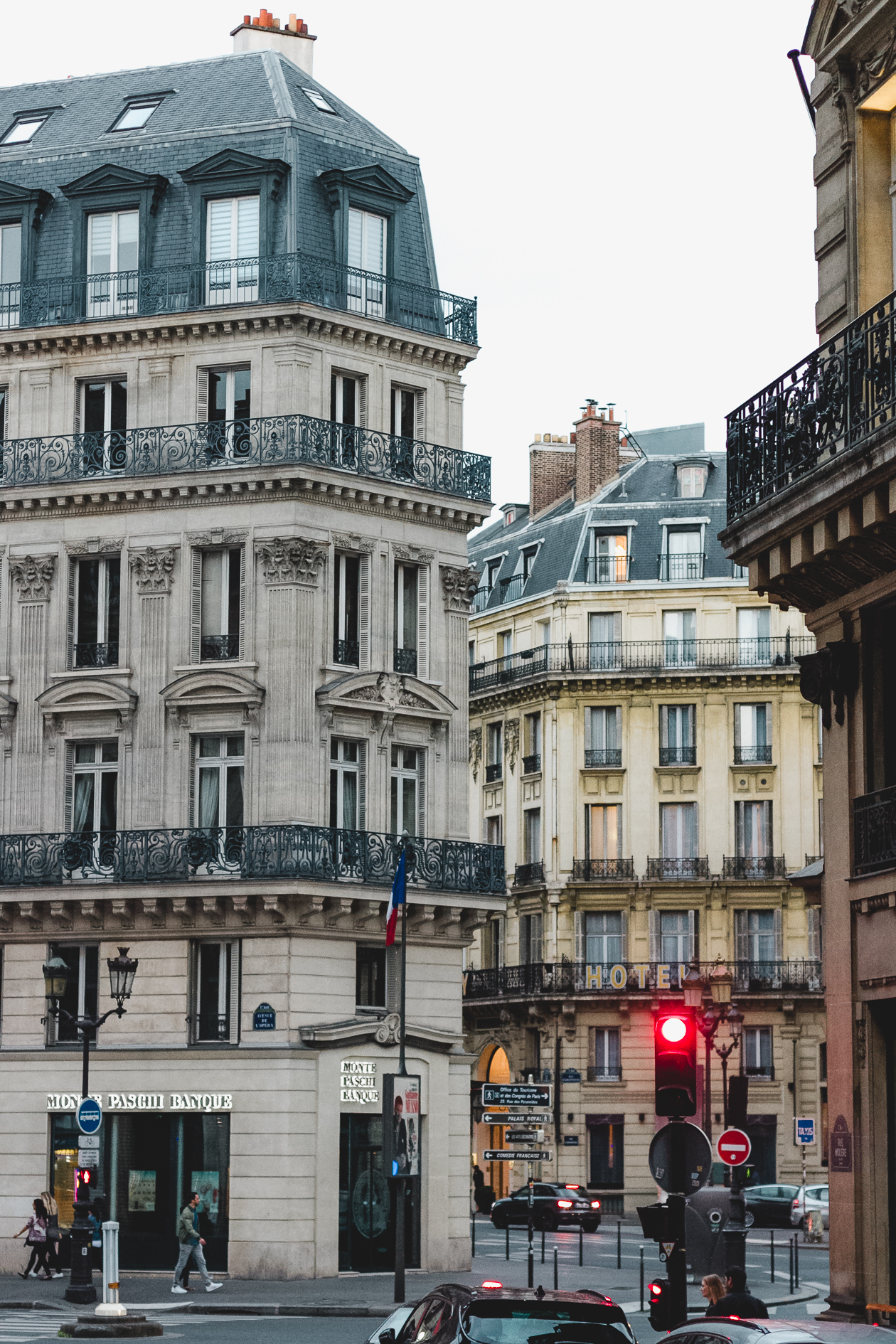 Paris at dusk