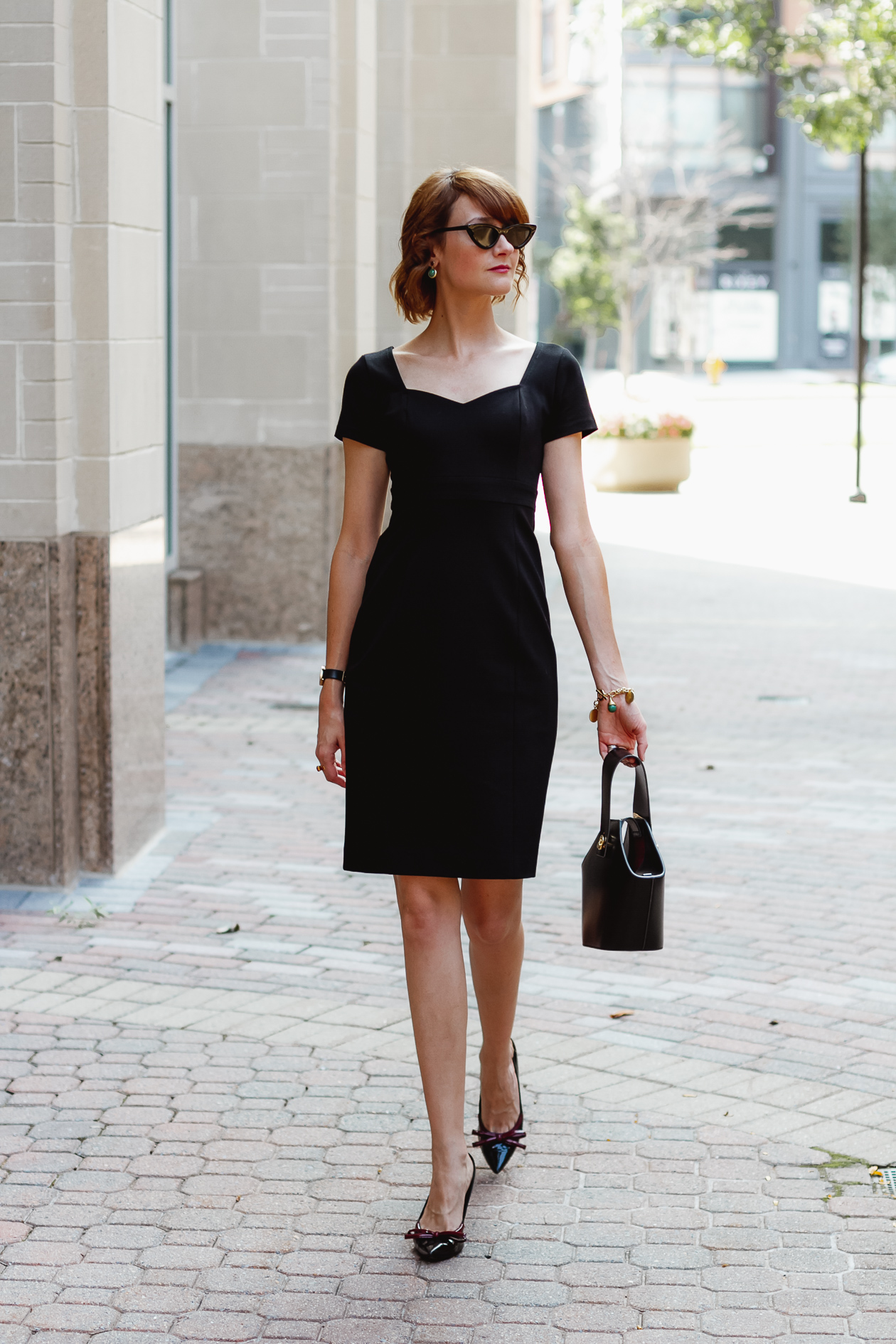 black dress for work