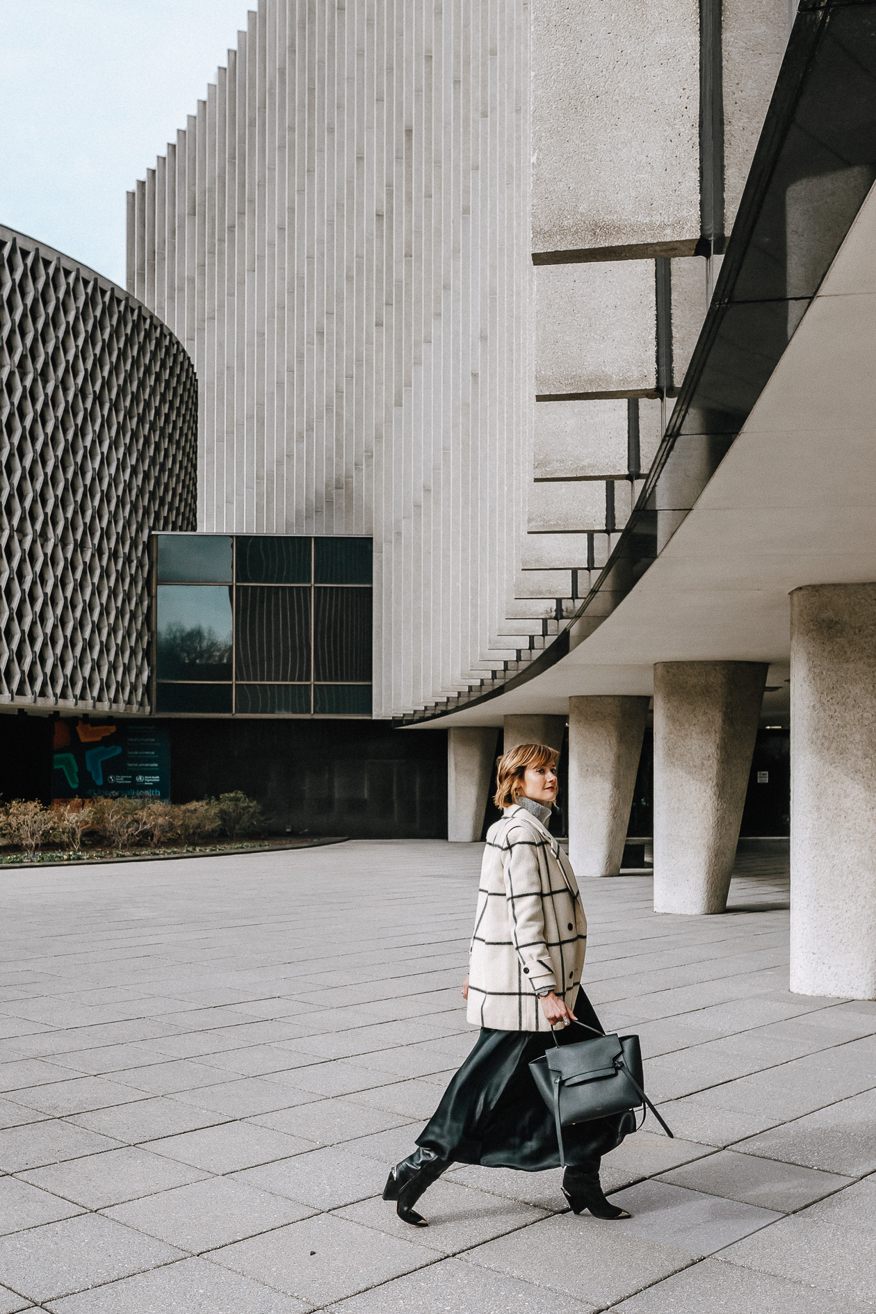 windowpane plaid coat