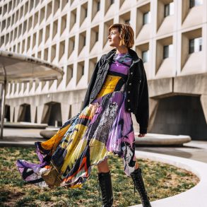 Marques Almeida graffiti dress