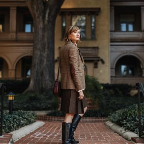 Brooks Brothers tweed jacket and skirt