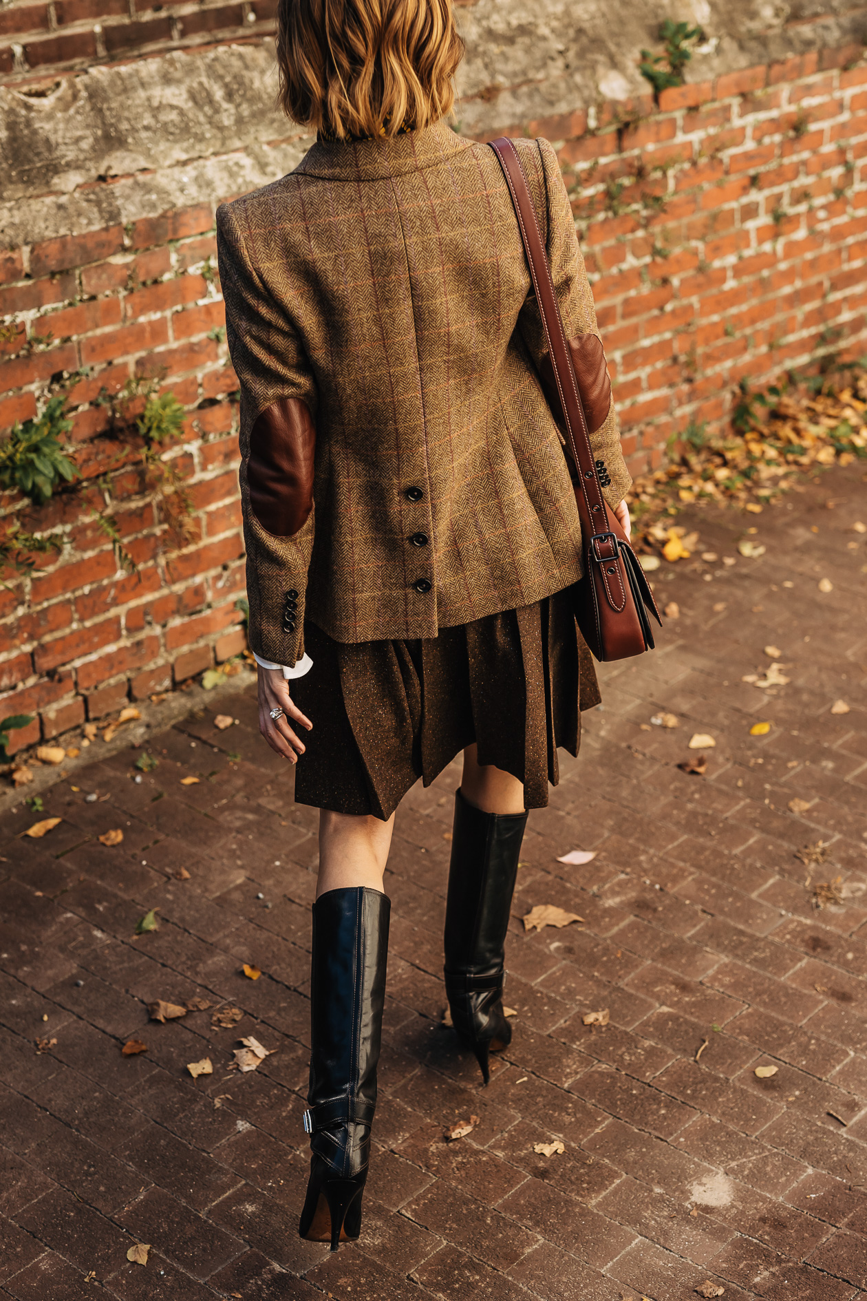 Brooks Brothers tweed jacket and skirt