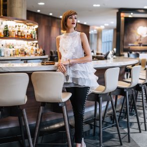 Anne Fontaine holiday outfit