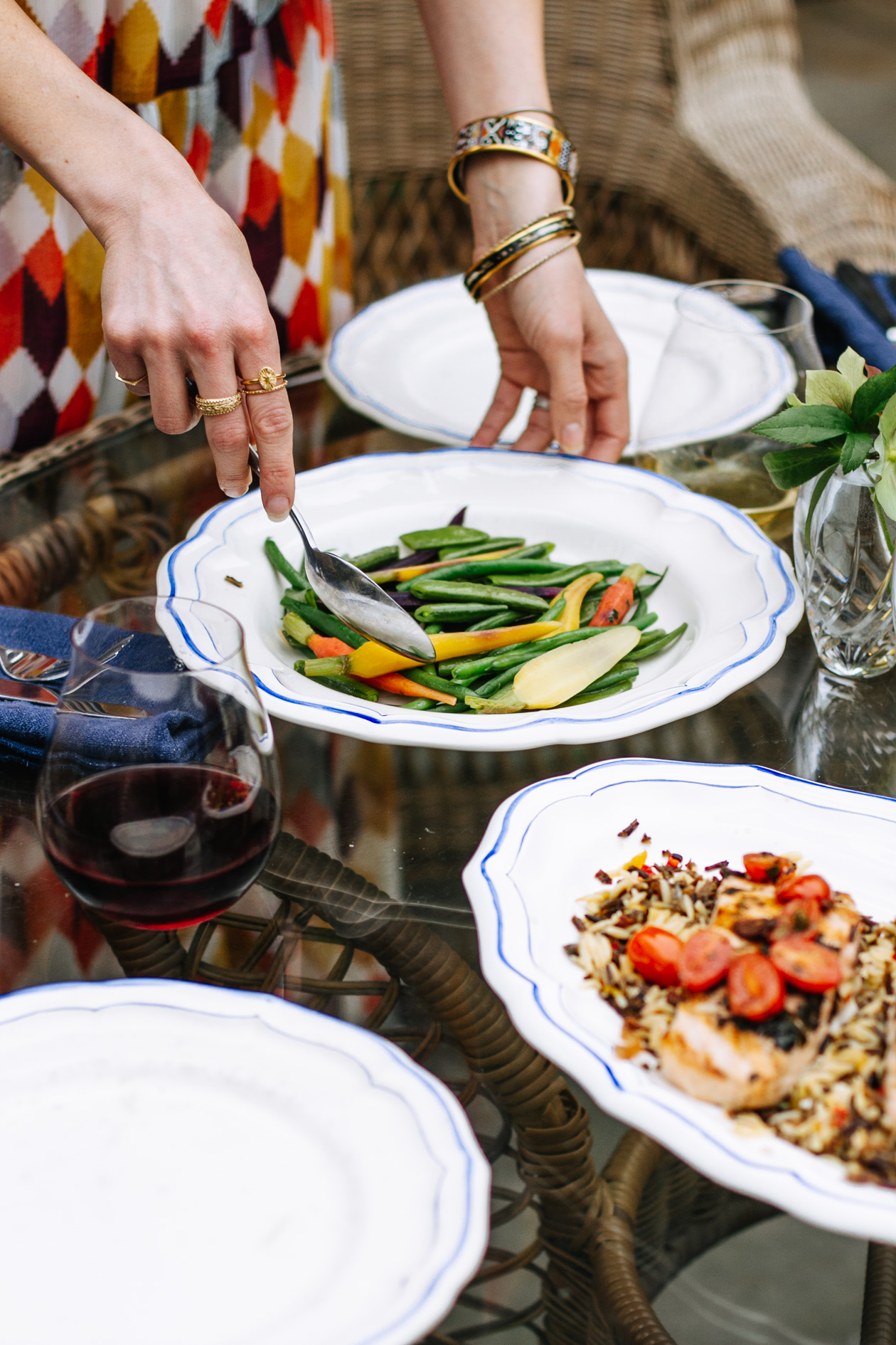 plan a “night out” dinner at home with Susan Gage Caterers