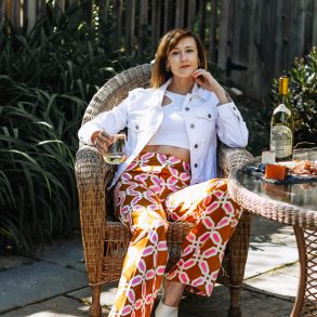 comfy chic print pants