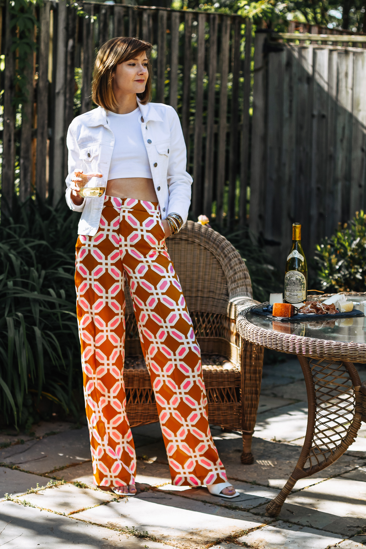 comfy chic print pants