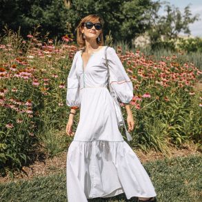 shop & style white maxi dress
