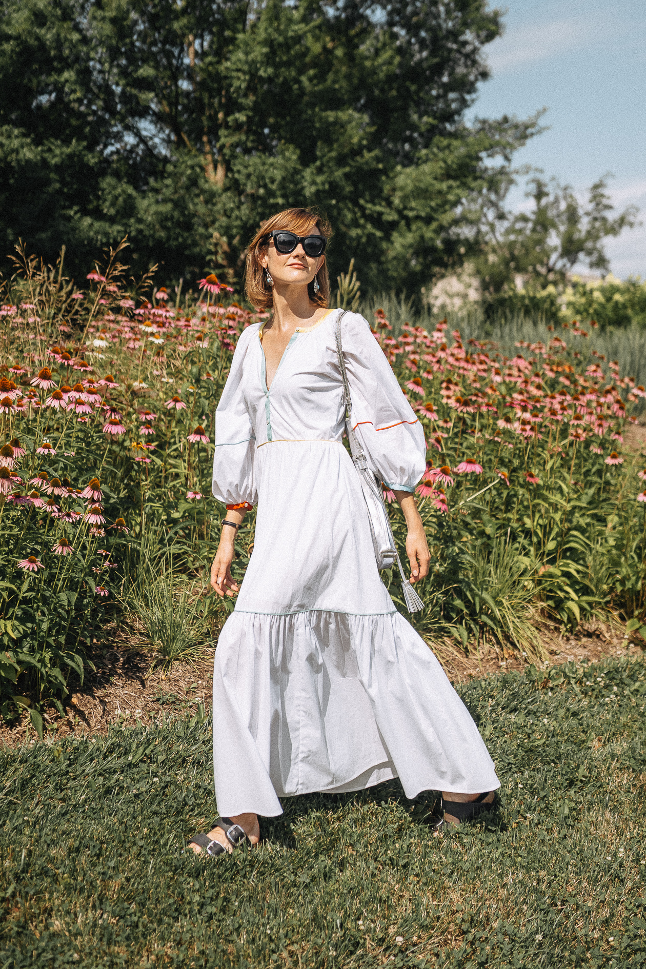 shop & style white maxi dress